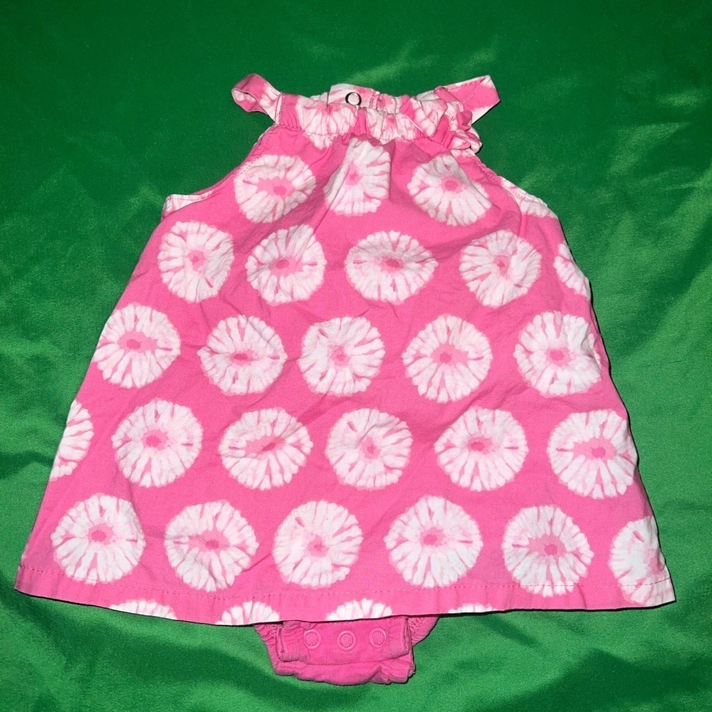 Carter's Pink and White Baby Bloomers 6 Months